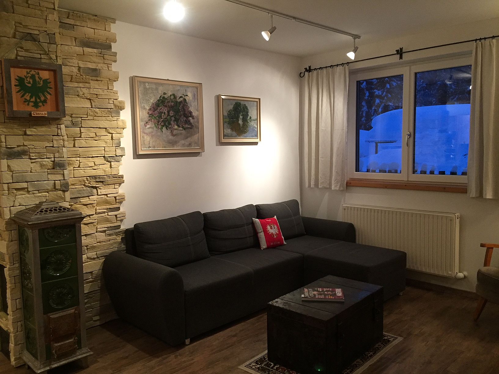 Ferienwohnung Leutasch Tirol Wohnzimmer